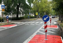 Gliwice: Piesi mogą czuć się bezpieczniej. Nowe rozwiązania na ul. Okrzei