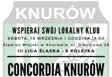 Knurów: Concordia Knurów podtrzyma domową serię? Już jutro starcie ze Spartą Zabrze